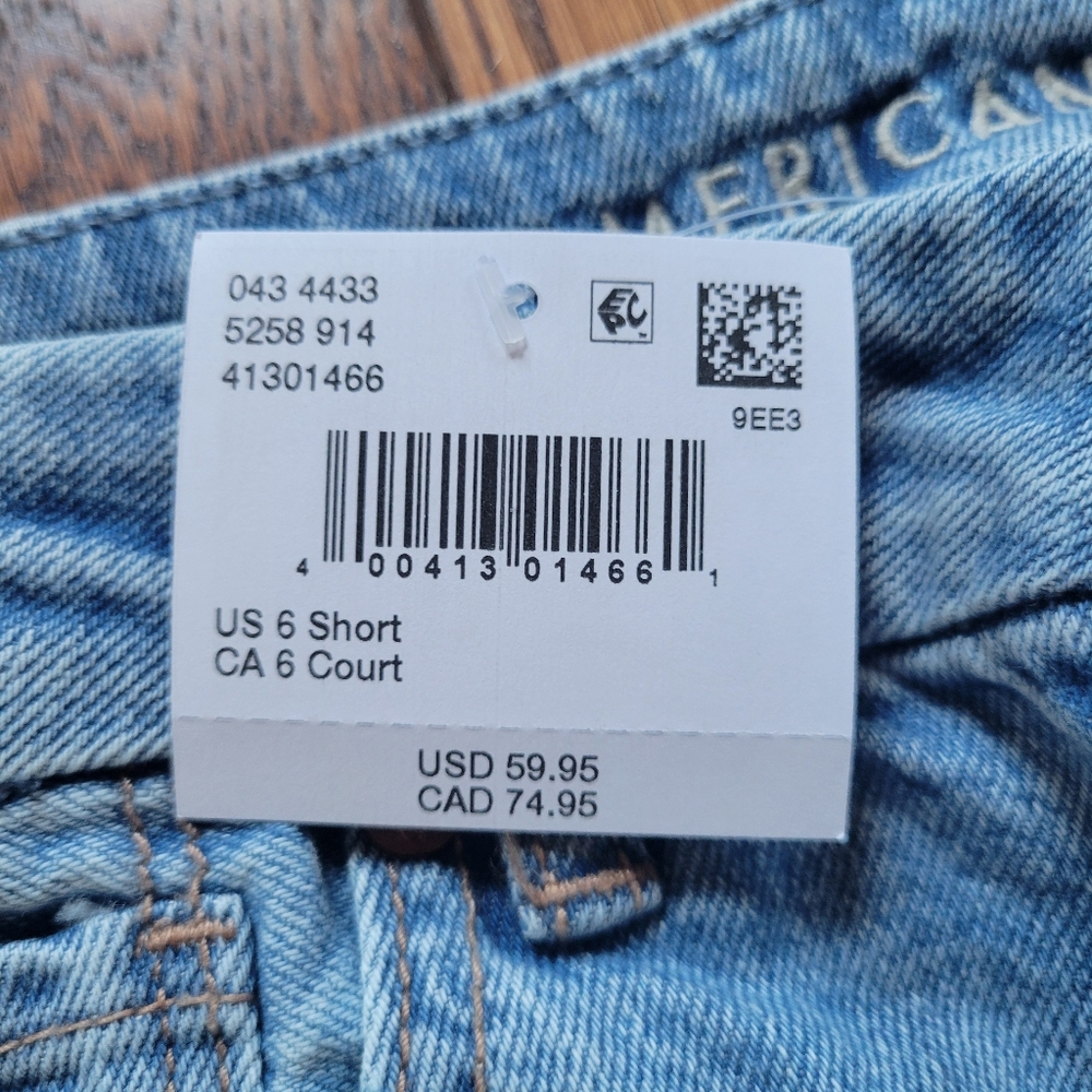 American Eagle Curvy Mom Jean In Medium Vintage Strigid - Picture 4 of 4